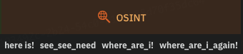 去年的 0sint